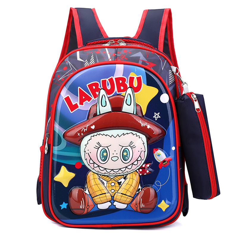 Mochila escolar para niños Rabubu 6-8-12 años Labubu kindergarten mochila escolar 2025 nueva mochila para niñas de gran capacidad