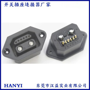 Electric Vehicle Tower Charging Port 2+6 Waterproof Connector Energy Storage New National Standard Electric Vehicle Lithium Battery Female Socket