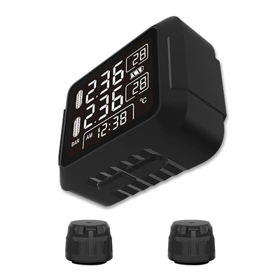 with Dual-Wheel Simultaneous Display – Tire pressure monitoring system