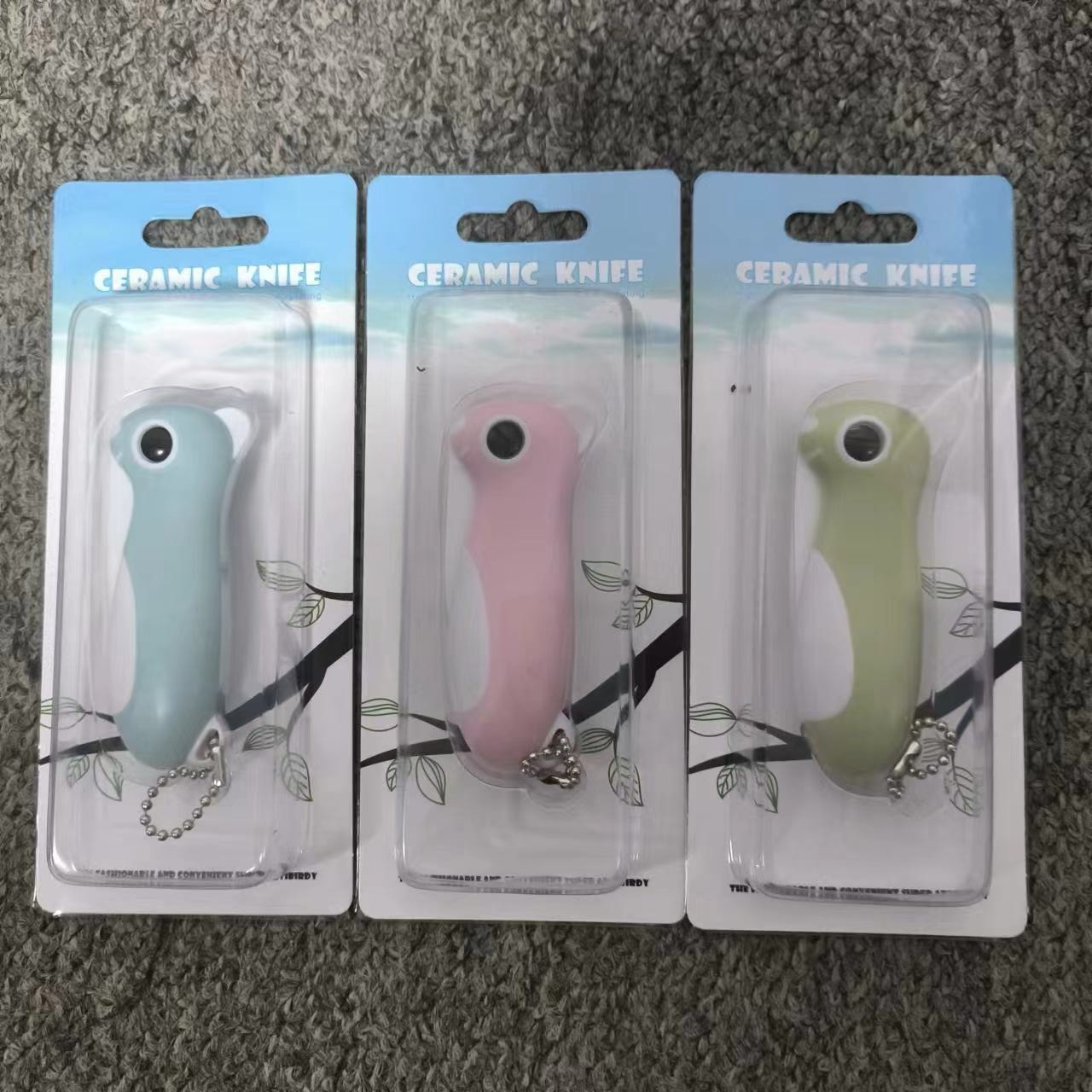 Cuchillo de frutas plegables de cerámica cuchillo de bolsillo creativo cuchillo de fruta cuchillo multifuncional cuchillo de peeling