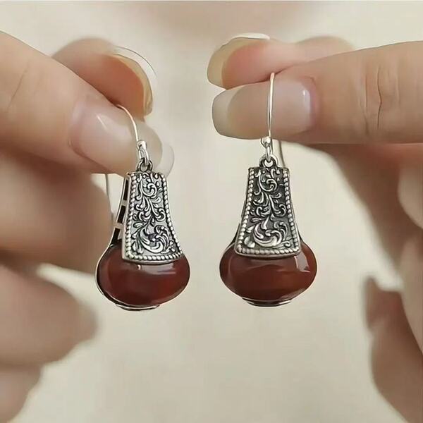 Retro ethnic stone inlay handmade