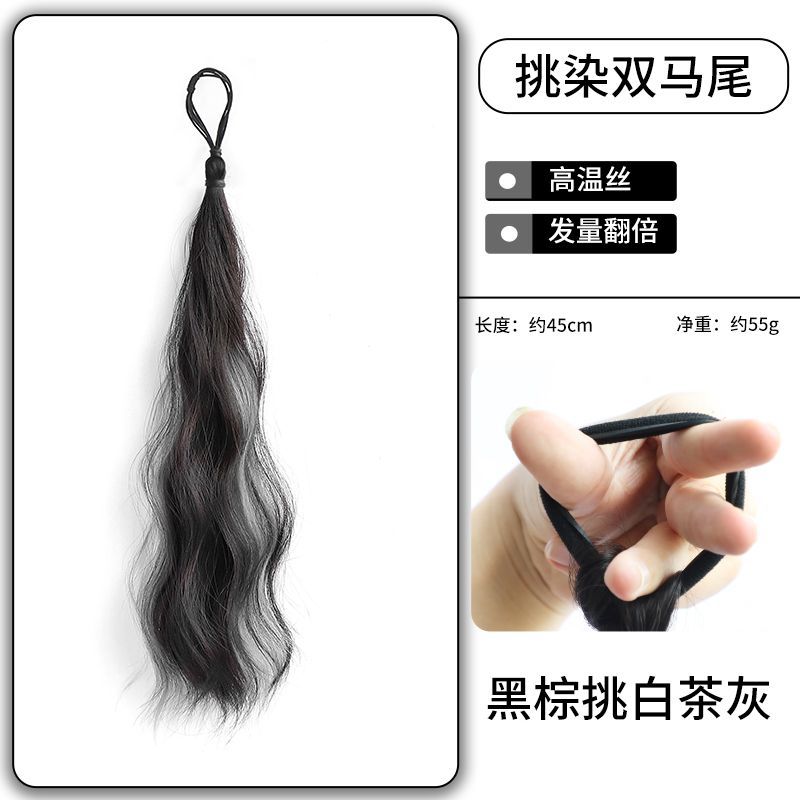 Peruca de pelo de anillo de pelo de pelo de simulación de pelo de pelo de bola de cabeza de brotes de flores de cabeza de pelo de disco de pelo flojo de artefacto de pelo de pelo de haz de pelo