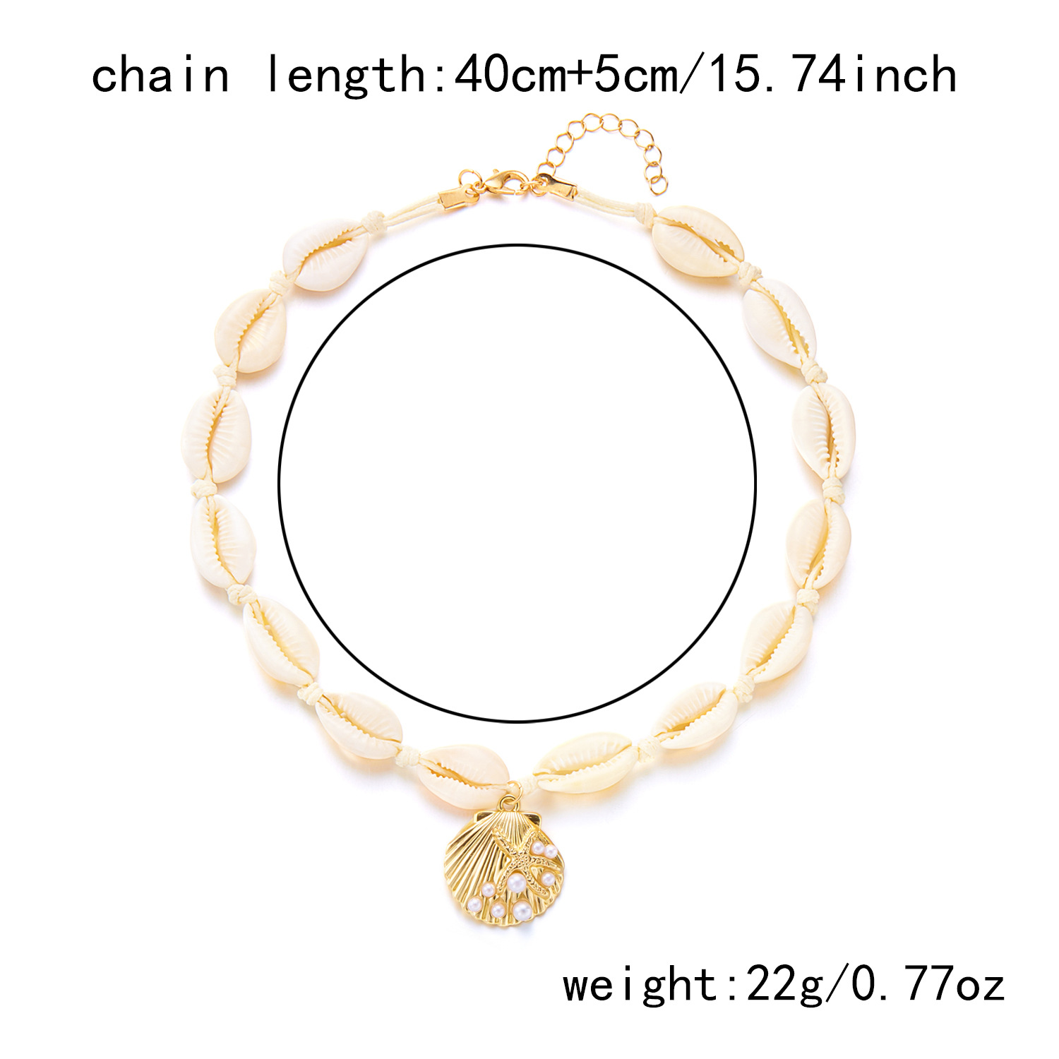 25g Weight Lobster Trigger Clasp Closure Clasp Closure Type Shell Pendant Material Pendant Necklace Classification Shell Chain Material 1 Piece Quantity Holiday, Travel Occasion Alloy, Shell Material Shell Pattern All Seasons Season Women's Gender Beach Style Beach Shell Alloy Shell Lobster Trigger Clasp Closure Pendant Necklaces Wholesale 16