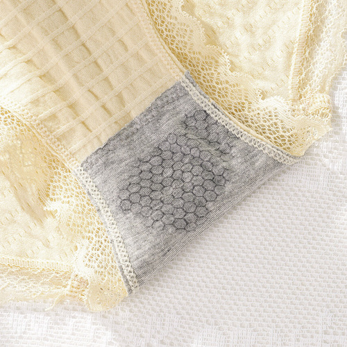 Bubble pants large size underwear for women bubble pants oxygen underwear graphene breathable mid-waist briefs for women