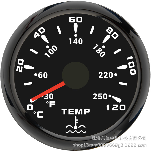 Factory direct supply yacht motorboat electric motorcycle GPS speedometer 7 color backlight 85mm0-200kmh