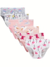 M 42561 Girls' Floral Cotton Underwear Ůͯ�黨�ڿ� �羳