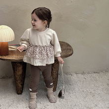 女童卫衣2025秋季新款洋气女宝宝套头衫上衣婴儿长袖秋装衣服 a类