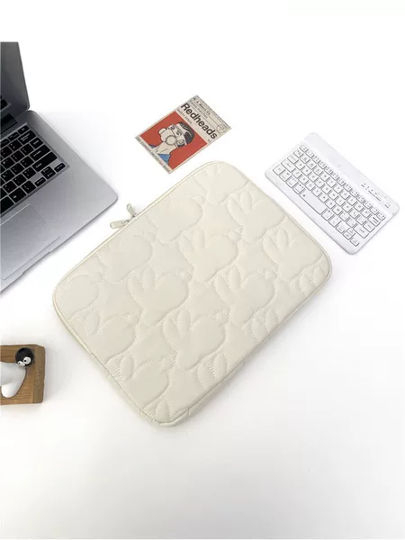 Korean-Style Cute Rabbit Quilted Tablet Bag 11inch 13inch Inner Sleeve Lightweight Portable Laptop Protective Case