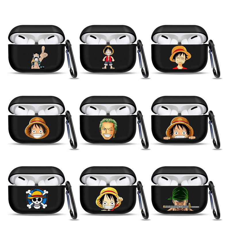 Suitable for AirPods Pro Protective Case Cartoon One Piece Luffy Japanese Anime 2/3 Generation Bluetooth Earphone Case Suitable for AirPods Pro Protective Case Cartoon One Piece Luffy Japanese Anime 2/3 Generation Bluetooth Earphone Case