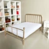 Gold frame white pad