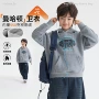 青少年连帽男童新款套头衫