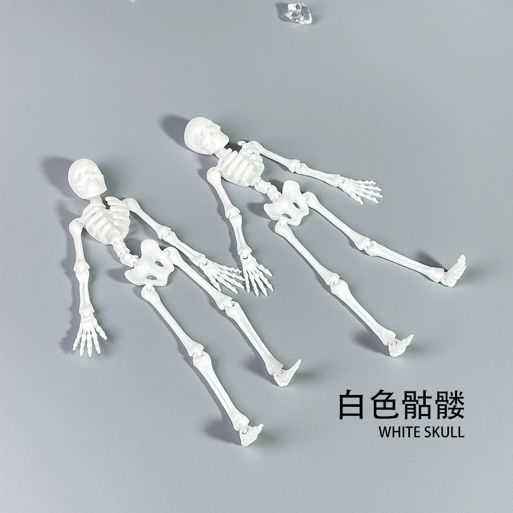 Пластиковый скелет, реалистичный физиологический реквизит, 3D, Хэллоуин