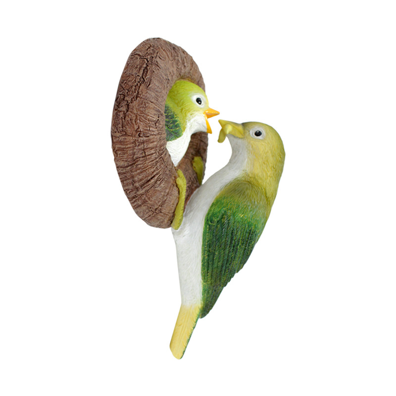 Creative courtyard balcony gardening tree hanging decoration Crafts gift home furnishings simulation resin bird decoration