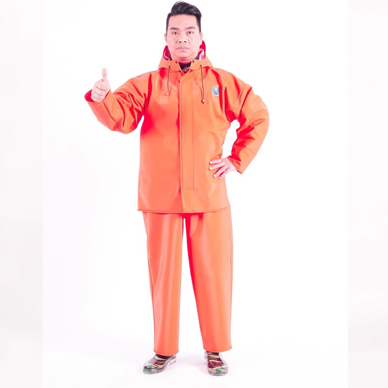 Wholesale Fishing Raincoats and Rain Pants, Farming Suits, Acid and Alkali Resistant Mining Suits, Waterproof Overalls for Fishermen