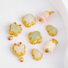 �¿ɫ18K���U�պ������J�Ƕ���� DIY������ֹ������Ʒ