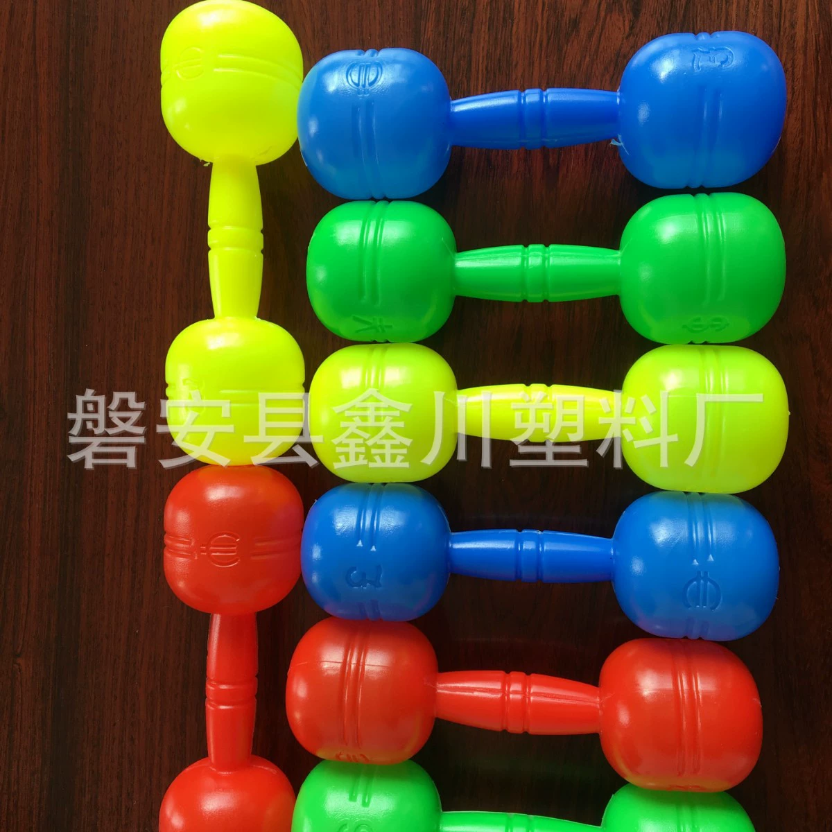 Смайлик гантели выдувные гантели детские гантели гантели