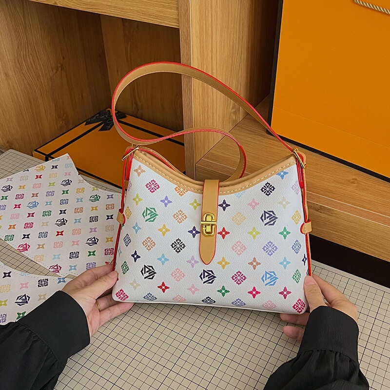 New DIY Hobo Bag Material Kit, Light Luxury European and American Style, High-End Fashion Commuter Shoulder Crossbody Bag for Women, Handmade Bag