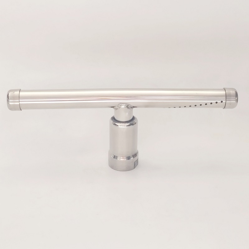 不锈钢t型内丝清洗管 304卫生级内螺纹清洗球 旋转喷洗洗罐器