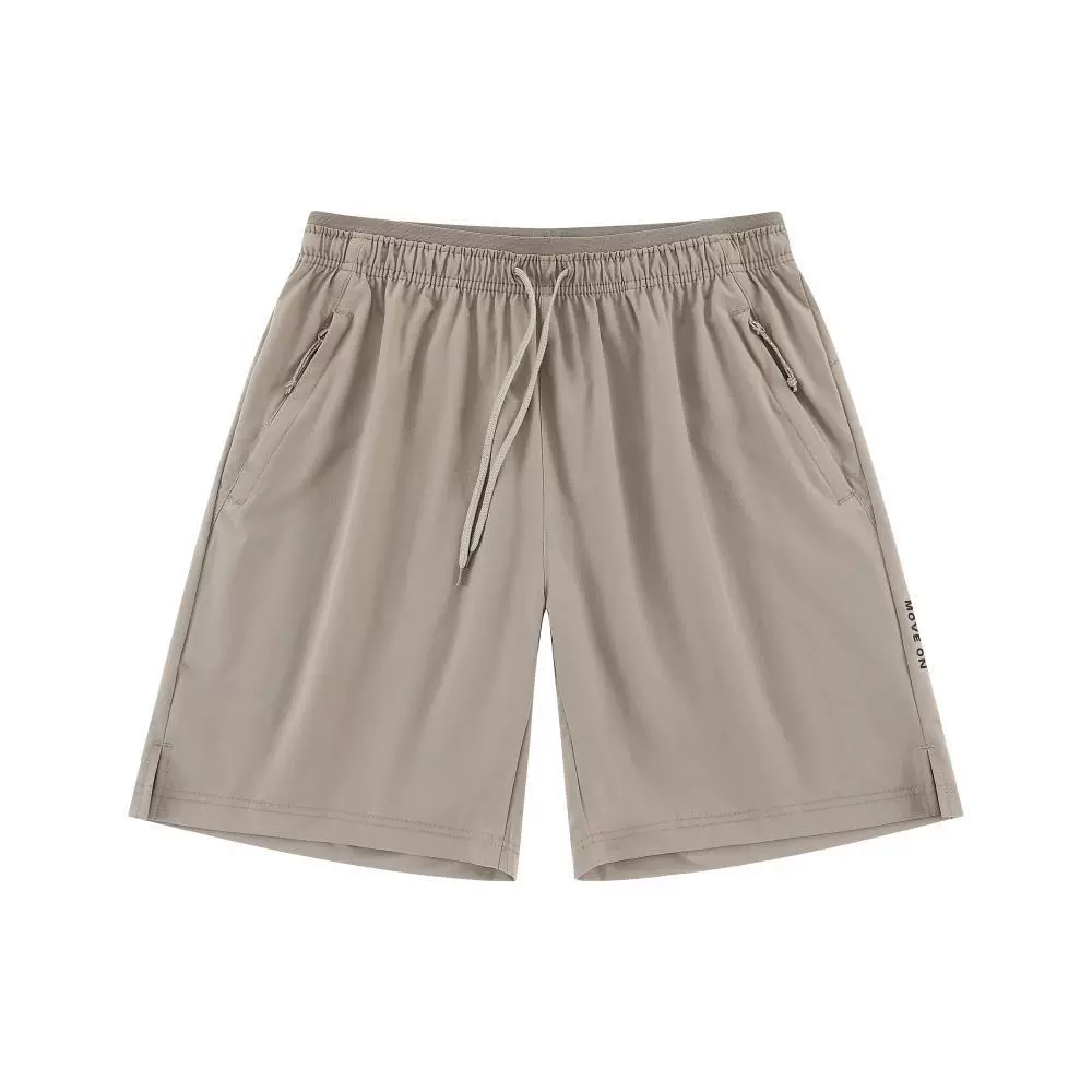 Спортивные шорты для бега и фитнеса, высокоэластичные, тонкие, из ледяного шелка, дышащие солнцезащитные шорты, впитывающие влагу, быстросохнущие пятиточечные брюки, повседневные шорты для мужчин