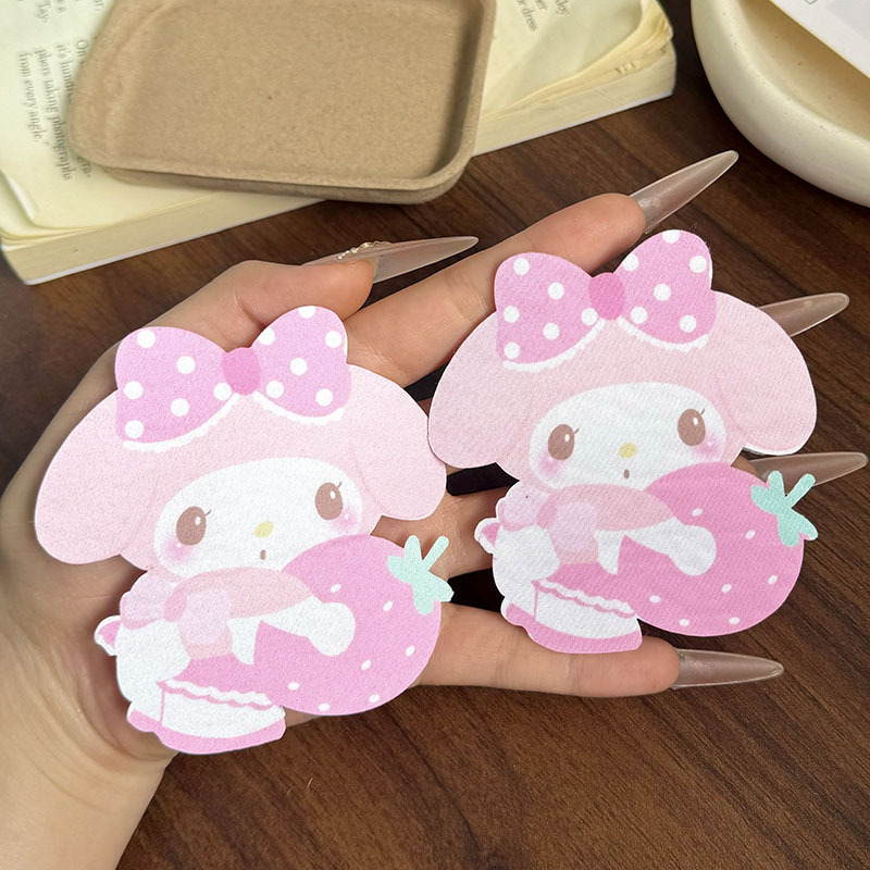 New cute pink strawberry magic hair clip, versatile Japanese-style girly side bangs hair accessory