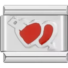 AliExpress Venta caliente DIY9mm módulo pulsera amor corazón doble melocotón corazón joya serie de costura de acero inoxidable pulsera de una sola pieza