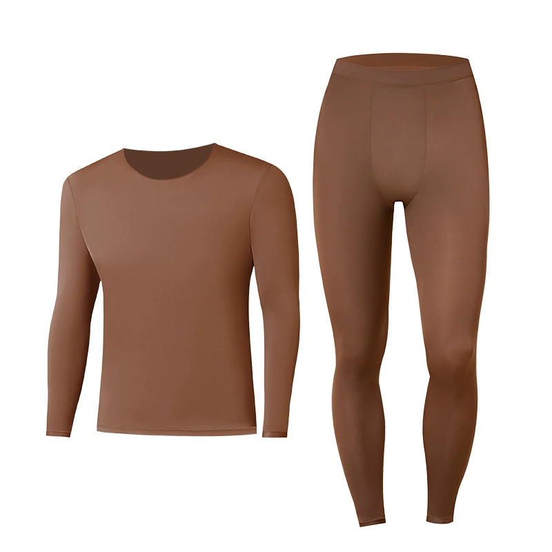 【Men's top + pants 1 set】Ultra-thin moisturizing and warm clothing set is always light and warm and comfortable QZ