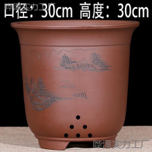 特大号陶瓷花盆紫砂花盆幸福树盆桂花树盆绿萝盆大口径种树盆