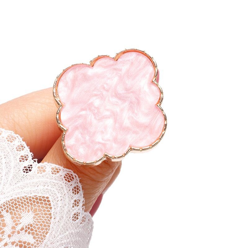 Transfronteriza nueva paleta de anillos de uñas paleta de teñido de limpieza fácil paleta de anillo ajustable de diseño de boca abierta