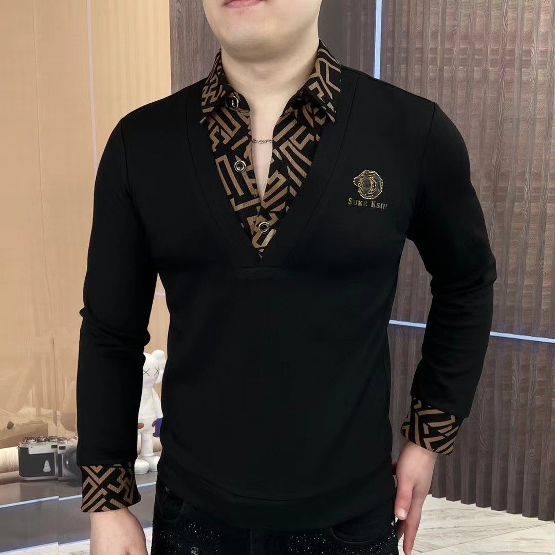 Men's autumn high-end long-sleeve