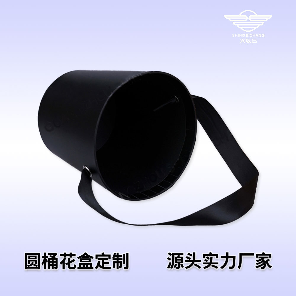 厂家直销抱抱桶纸质包装盒圆形花盒手提圆桶礼品盒可印刷图案LOGO