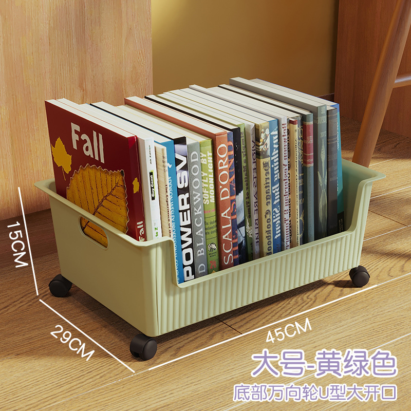 Estudiante libro merienda gabinete de almacenamiento rack de almacenamiento dormitorio Mesa mochila estación polea carro móvil con ruedas