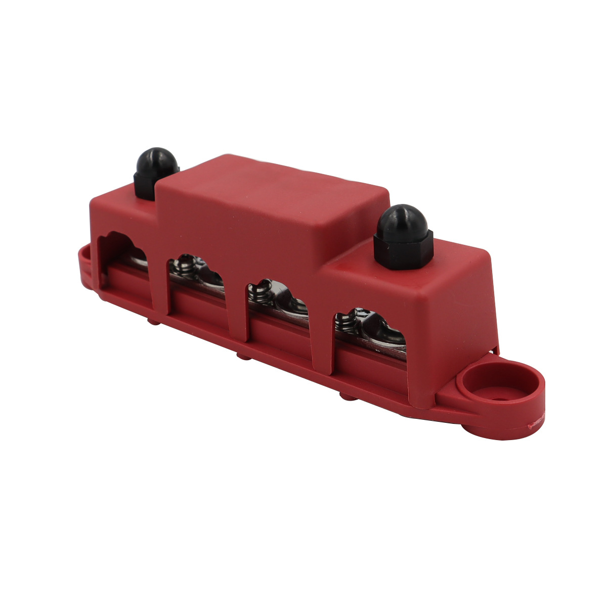 Rv yacht Stud fila de alambre M8M10 vinculante fila bus rojo negro 4 stud bloque de distribución de energía