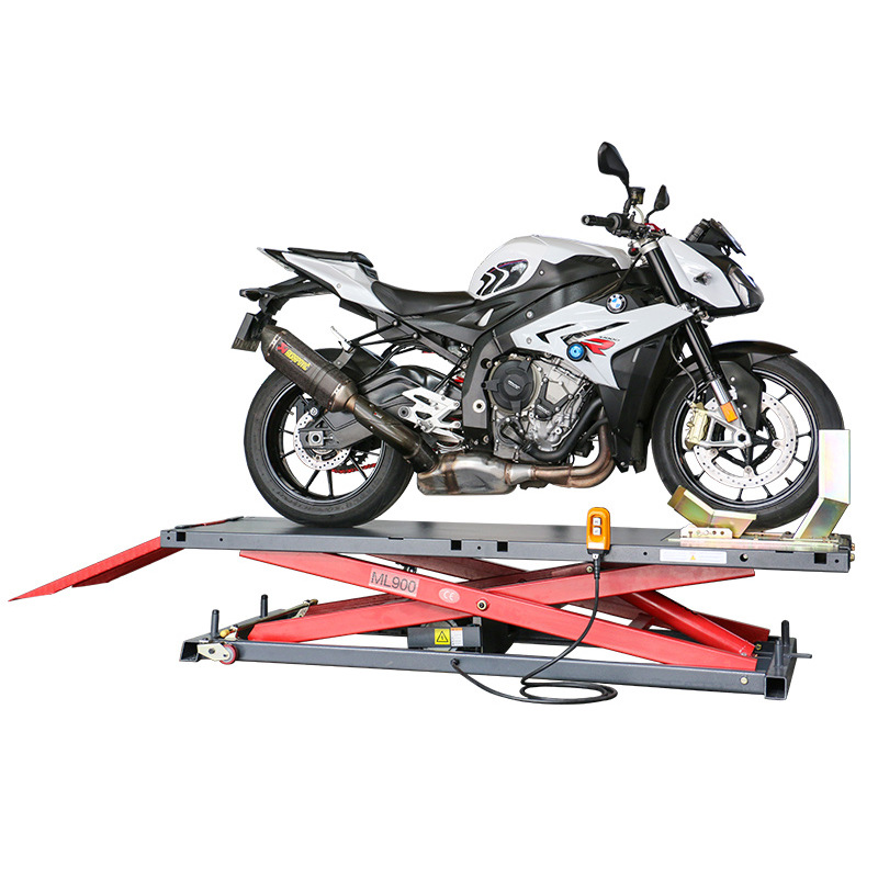 Reparación de motocicletas elevación de tijera mantenimiento plataforma de reparación de motocicletas