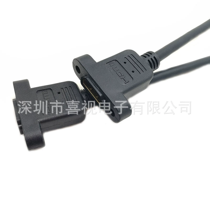 HDMI удлинительная линия, уши матери, винтовые отверстия можно закрепить ограничителем, версия 1.4, 1080P высоко-расширяемая линия