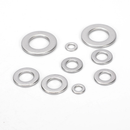 Manufacturer direct sale 304 stainless steel GB97 flat gasket flat washer for fixing enlarged gasket M4-M10