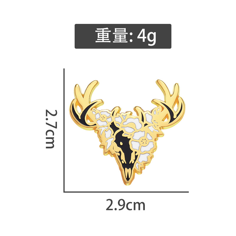 Cartoon creative high-end enamel badge small jewelry personalized exquisite English letters all-match decorative pin small gift