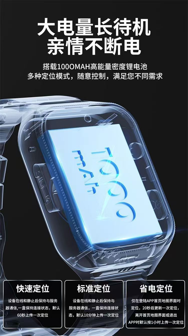 The elderly smartwatch can be used for communication, exercise, heart rate, blood pressure, blood oxygen, and fall alarm. It is a watch for the elderly undefined
