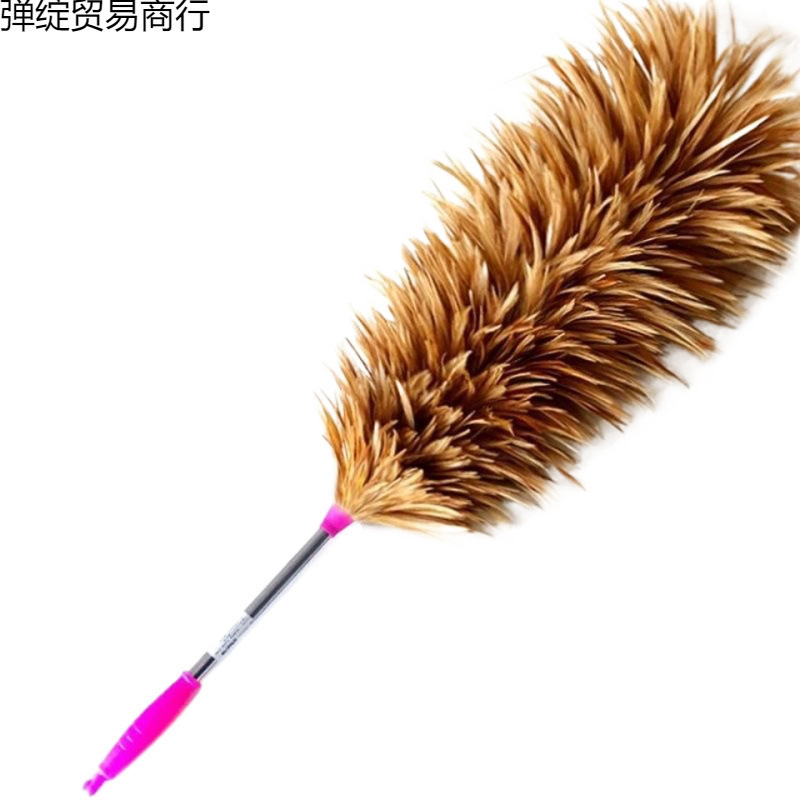 鸡毛掸子真毛加厚纯手工家用汽车用结婚过年除尘扫灰家务老式禅子|undefined