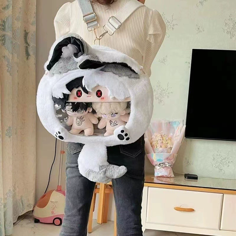 Вентилятор периферийная кукла-раб Alechino милый рюкзак сумка через плечо плюшевая сумка для боли студенческий рюкзак