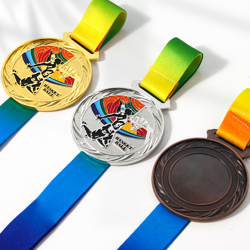 Juegos Deportivos Insignia de metal Medalla conmemorativa Natación Ping-Pong Rugby Patinaje en ruedas Ciclismo Boxeo Esquí