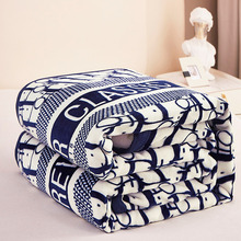双面复合法兰绒床单空调毯珊瑚绒保暖床单午睡单双人毯子沙发盖毯
