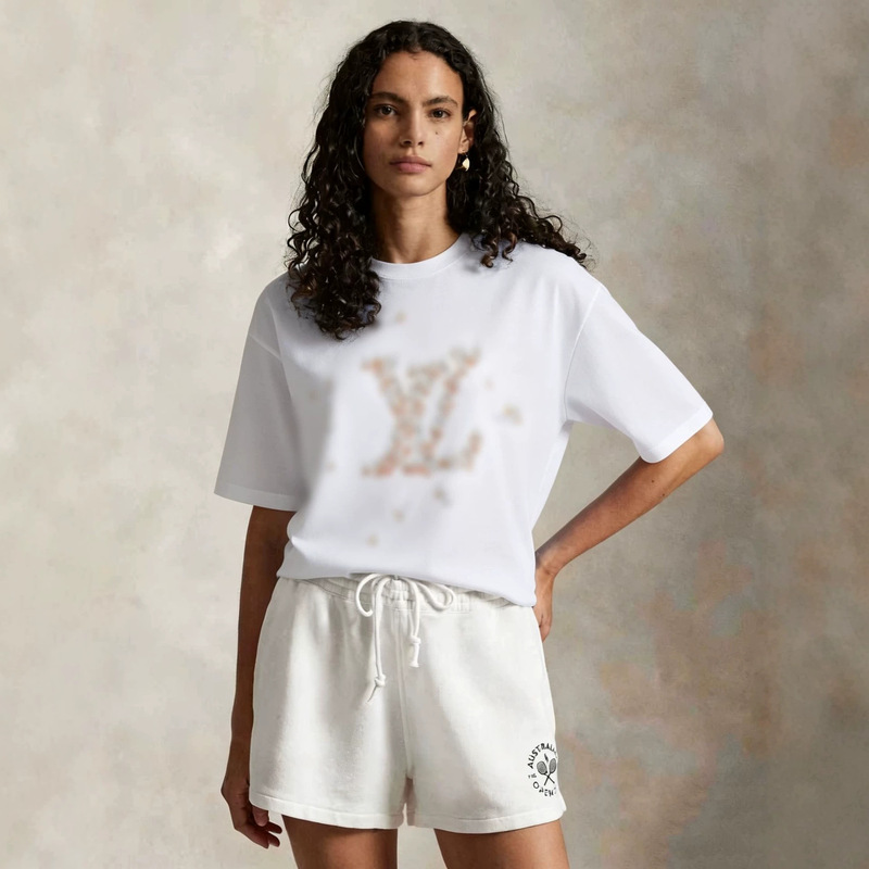 European and American 2026 Cross-Border Women's Fashion Creative Sailboat Group Digital Direct Printing Loose Round Neck Short-Sleeve Pure Cotton T-Shirt European and American 2026 Cross-Border Women's Fashion Creative Sailboat Group Digital Direct Printing Loose Round Neck Short-Sleeve Pure Cotton T-Shirt