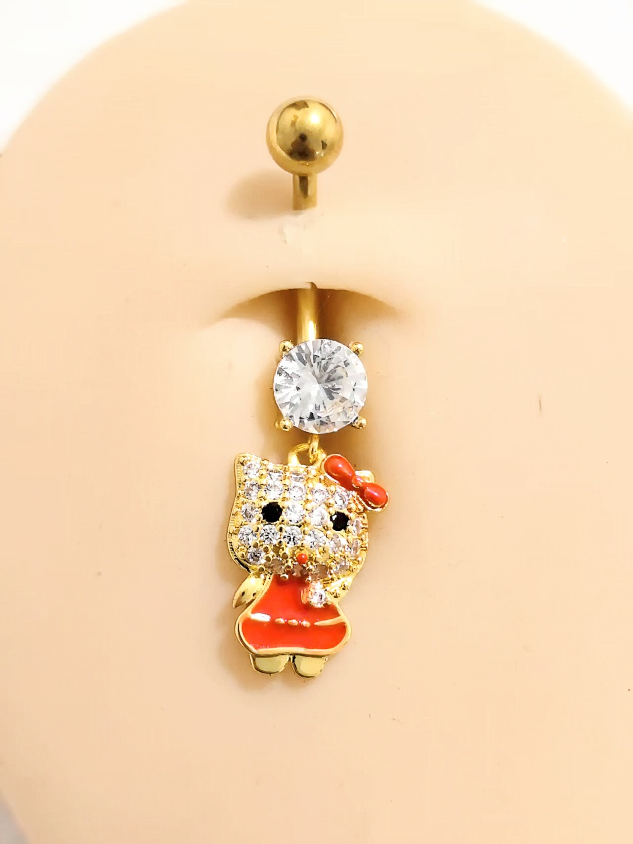 Labret piercing jewelry detail image