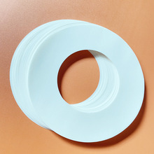 模切离型纸 圆形离型纸垫圈 白色双面离型纸 双面胶隔离纸垫圈