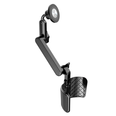 New model car phone holder Car phone holder - black-magnetic-folding-model