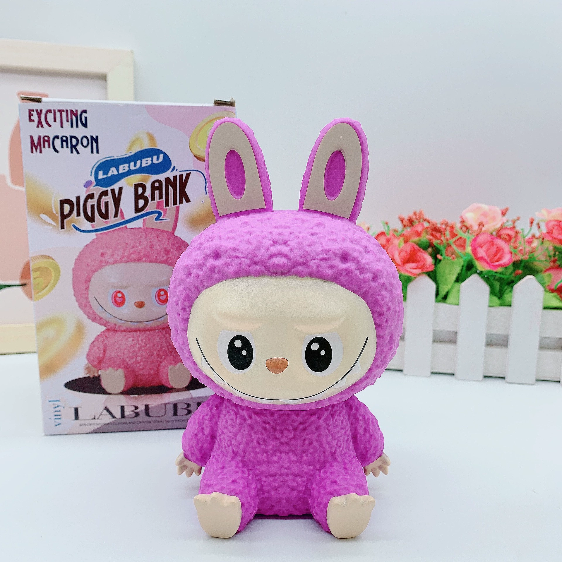 Милая настольная кукла из мультфильма, пластик, игрушка, детские монеты, новая коллекция, копилка