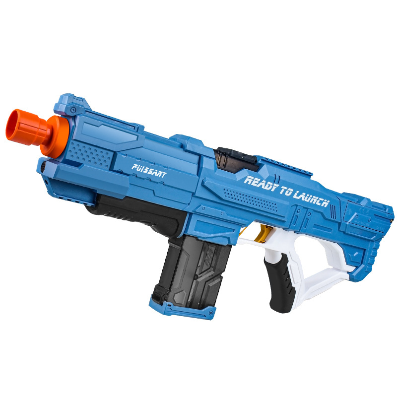 La pistola de agua eléctrica transfronteriza autocebante continuo cabello se puede expandir pistola de agua de juguete para niños al por mayor piscina Playa jugando lucha de agua