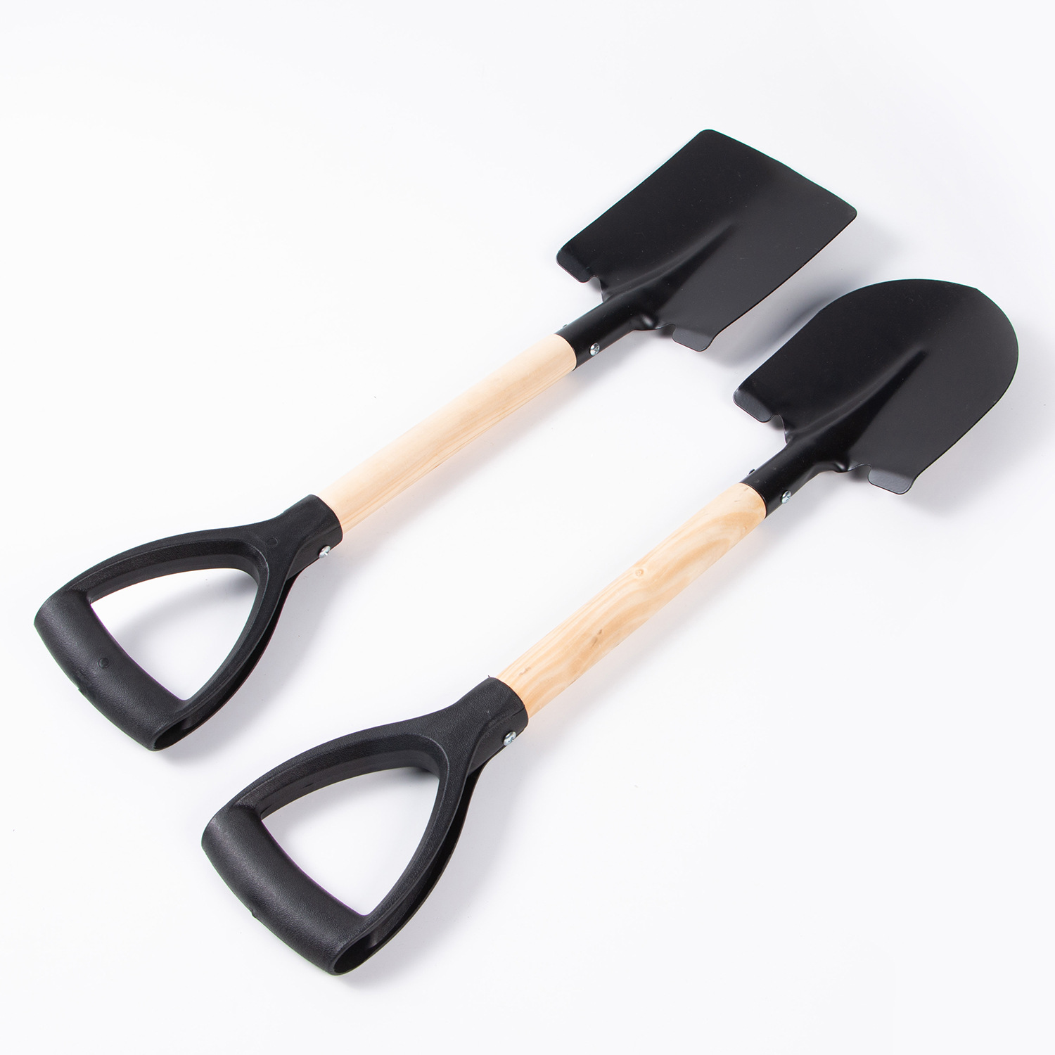 Manos de madera al por mayor negros cuadrados espesar pala jardinería casera pala suelo suelto pala maceta pala herramienta pala