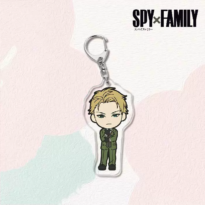 Акриловый брелок для ключей (SPY×FAMILY) — двусторонняя миниатюрная подвеска, полупрозрачная двусторонняя печать