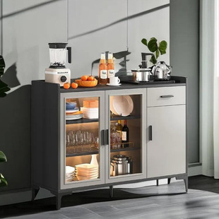 Tea Cabinet Modern Minimalist Sideboard Water Dispenser Integrated Low Cabinet Living Room Cabinet Storage Cabinet Tea Set Cabinet Tea Bar